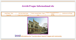 Desktop Screenshot of jewishprague.info
