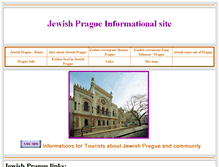 Tablet Screenshot of jewishprague.info